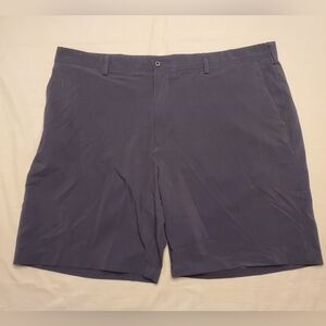 PGA Tour Golf Mens Shorts Size 42 Dark Gray Herringbone Pattern Multiple Pockets